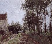 Camille Pissarro Farm Road side oil painting reproduction